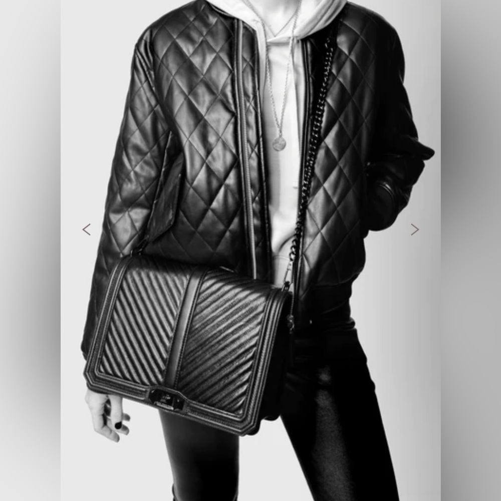 Rebecca Minkoff Chevron Quilted Jumbo Love Crossbody